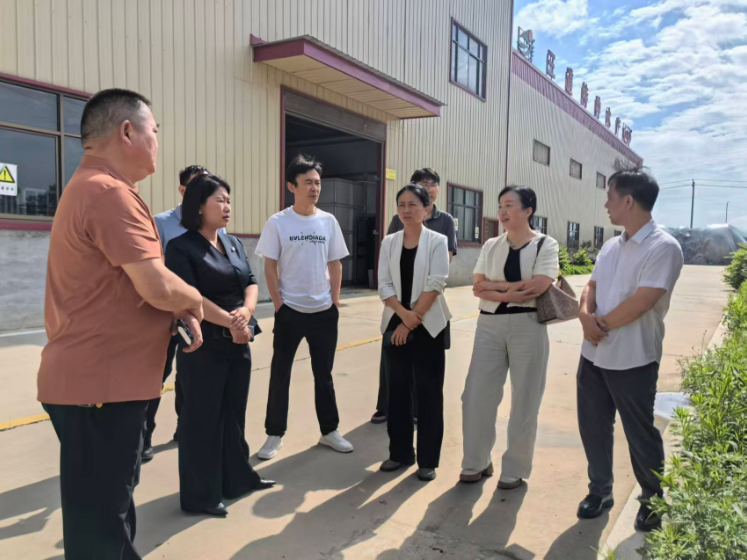 赵婷区长赴时瑞来公司调研稻秸秆综合利用工作